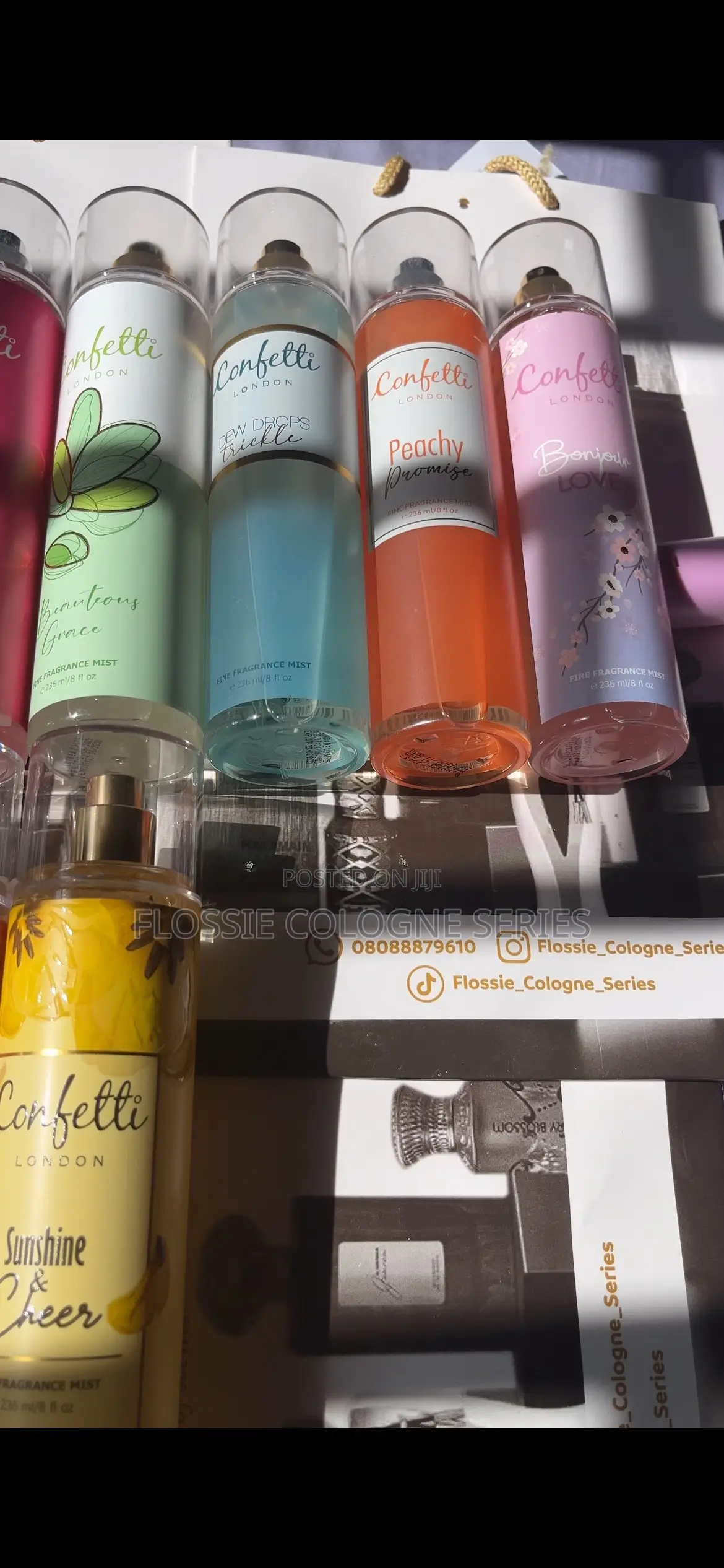 Confetti London Body Mist