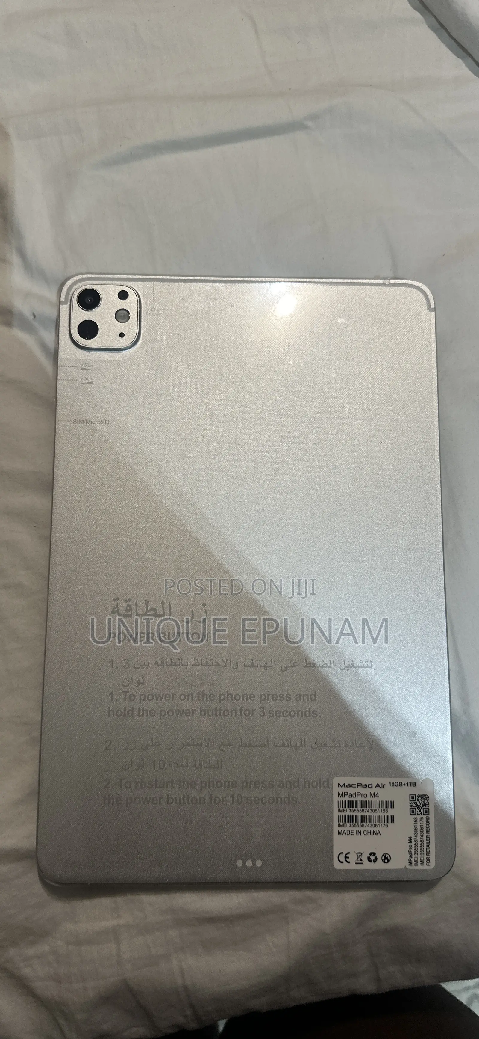 MacPad Air M5+ Ultra 2 TB Silver