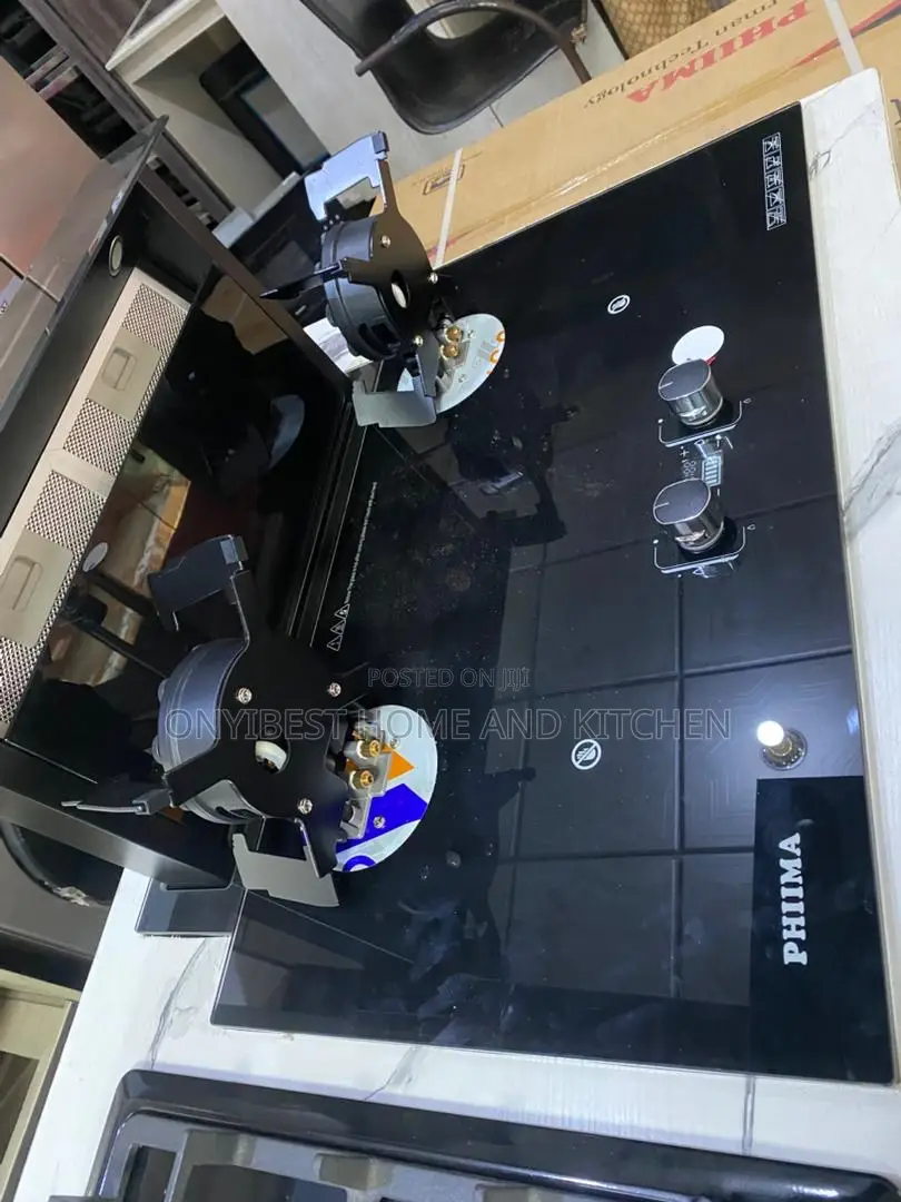 Flippable 2bunners Phiima Inbuilt/Table Top Automatic Gas Cooker