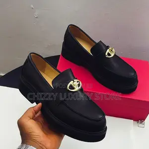 Valentino Garavani Quality Luxury Men Genuine Leather Shoe