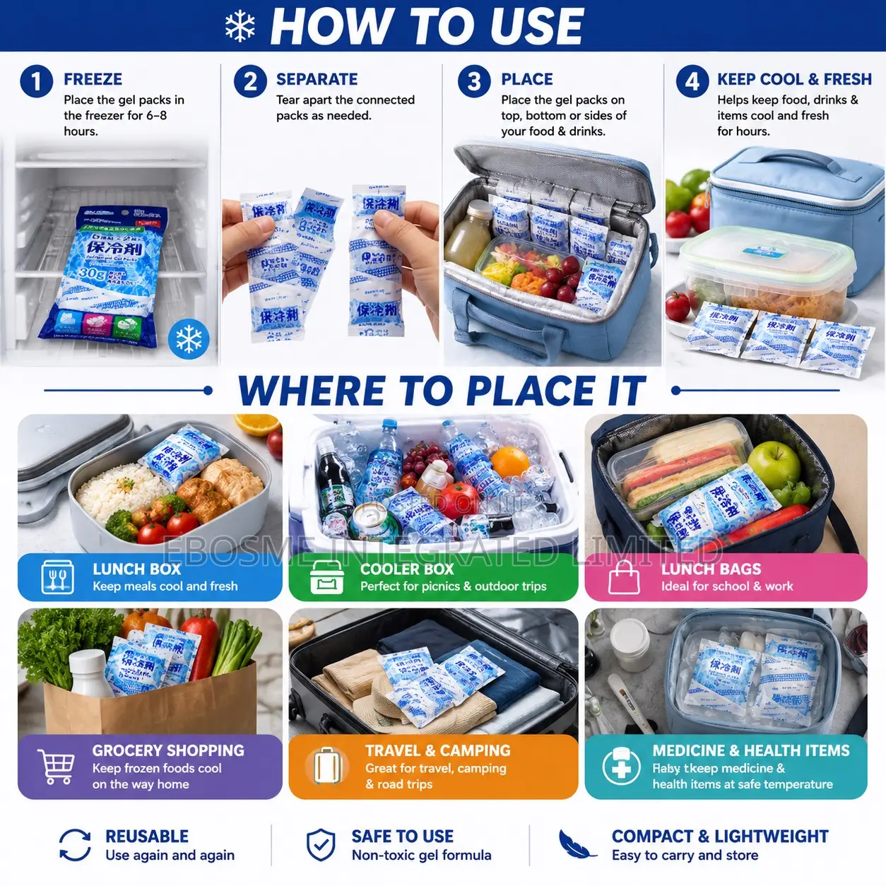 Refrigerant Gel Pack