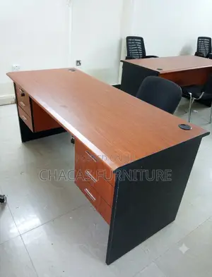 Premium Executive Office Desk With Two Sides Triple Drawers