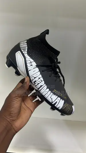 Ankle Black Football Cleats