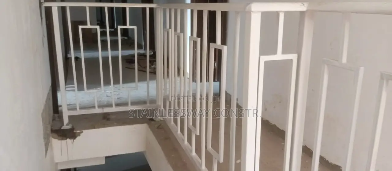 White Wrought Iron Railing