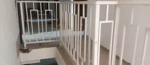 White Wrought Iron Railing