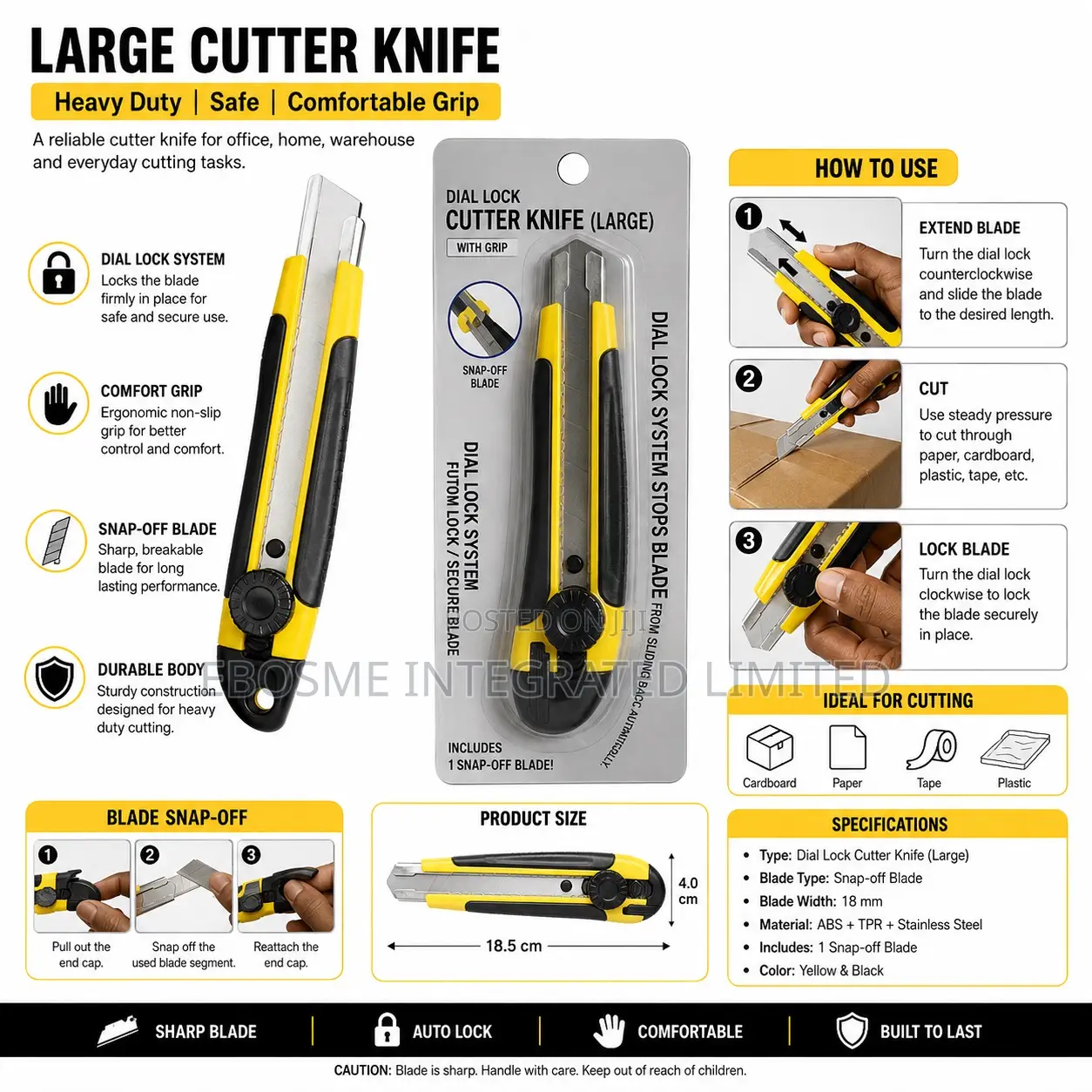 Industrial Cutter Knife