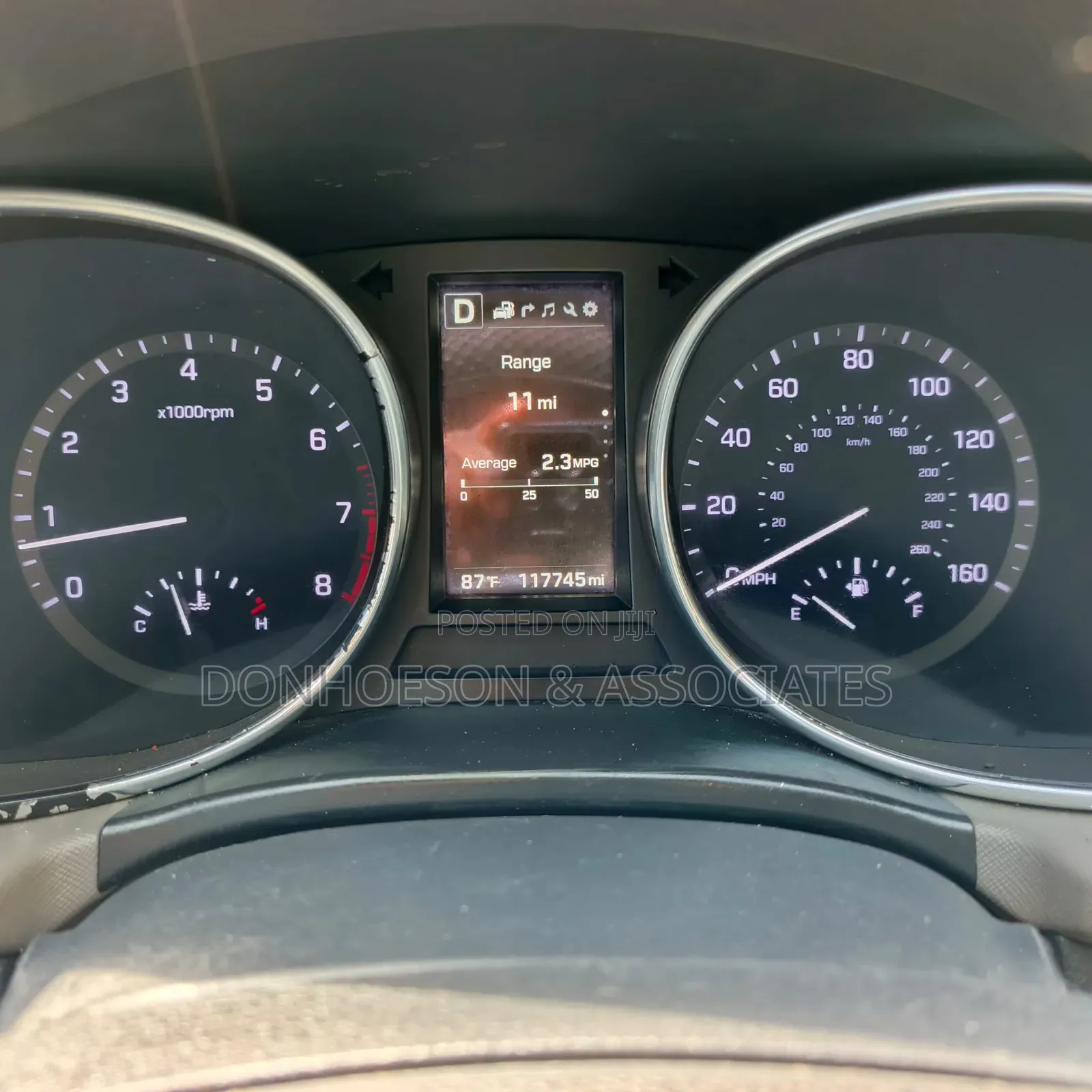 Hyundai Santa Fe 2017 White