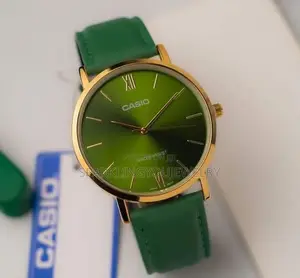 Genuine Leather Casio Watch