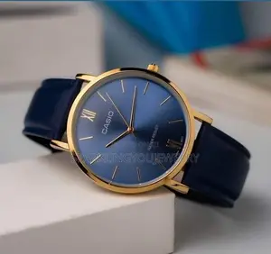 Genuine Leather Casio Watch