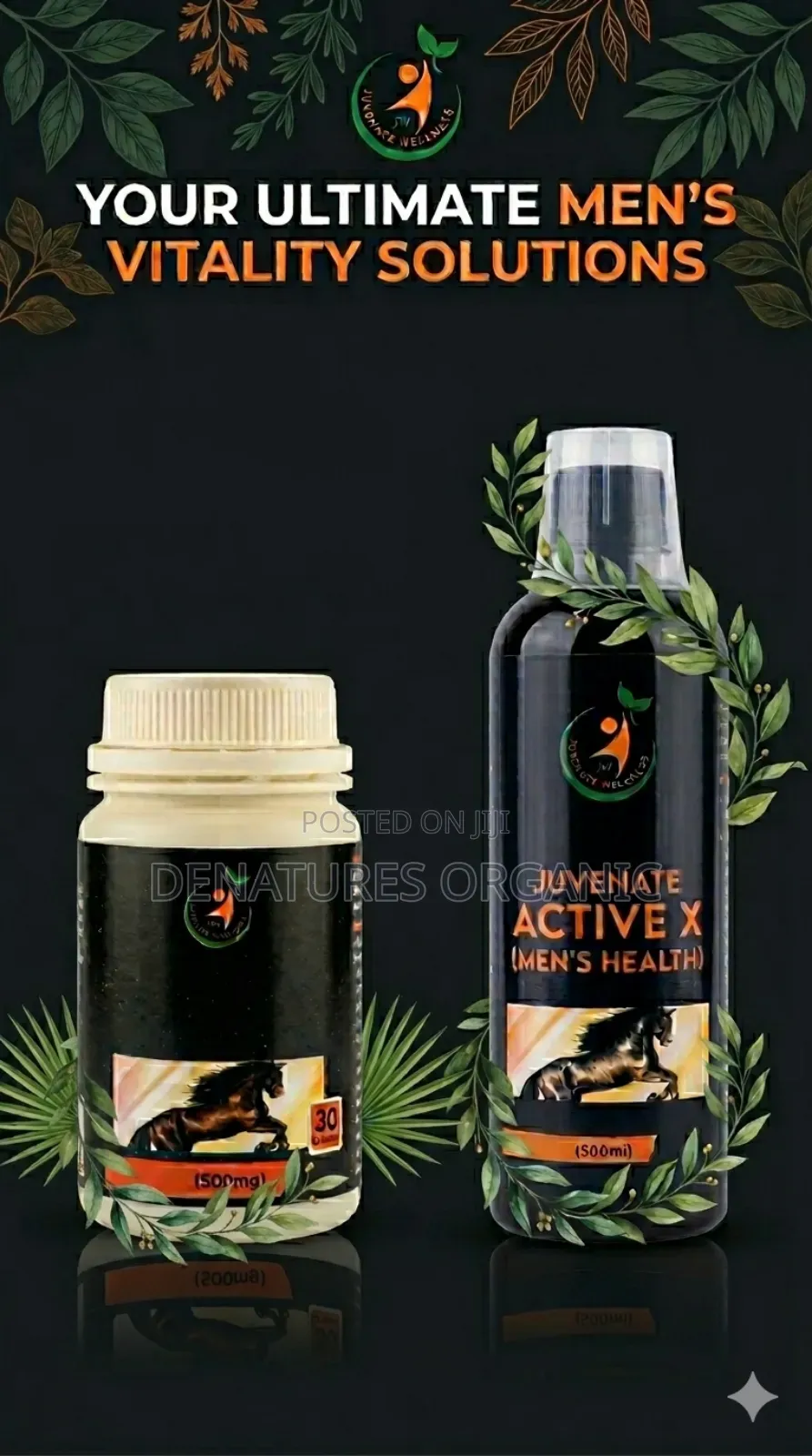 Juvenate Active X Men Care for Erectile Dysfunctionvatality for Men