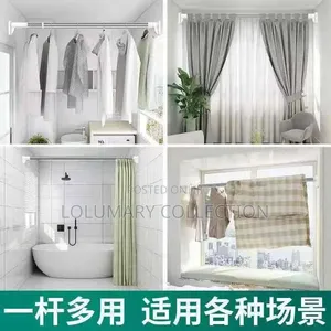 Bathroom Extendable Pole | Adjustable Shower Curtain Rod