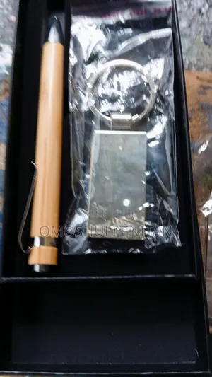 Imported Wooden Pen and Key Holder Displayed in a Boxi