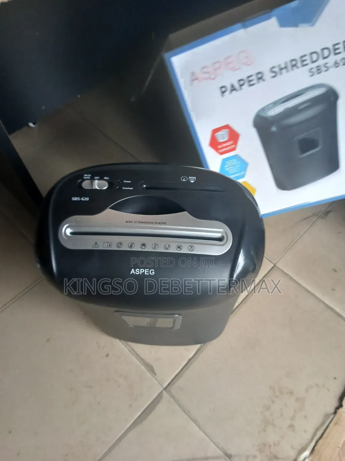 Aspeg Paper Shredder SBS-620