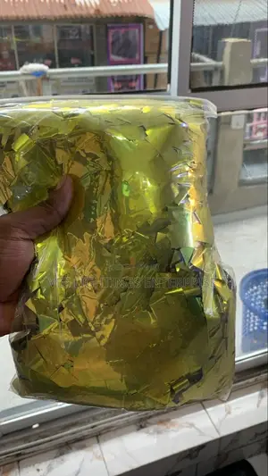 Gold Confetti Paper