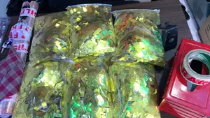 Gold Confetti Paper