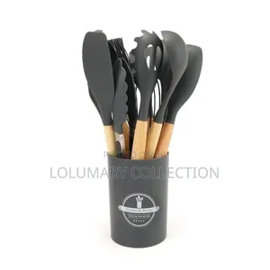 12pcs Silicone Cooking Spoon Set