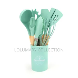 12pcs Silicone Cooking Spoon Set