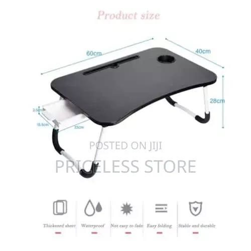 Foldable Laptop Table With Drawer