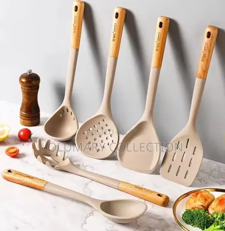 High Quality Silicone Cooking Spoon Set