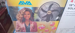 Ava 18-Inch Rechargeable Wall Fan Ac/Dc With Panels.