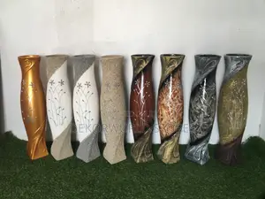 Almond Fibreglass Vase