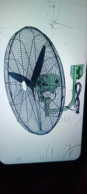 Ox Industrial 18-Inch Wall Fan. Copper Coil