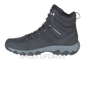 Merrell Thermo Akita Mid Waterproof Hiking Boots Black