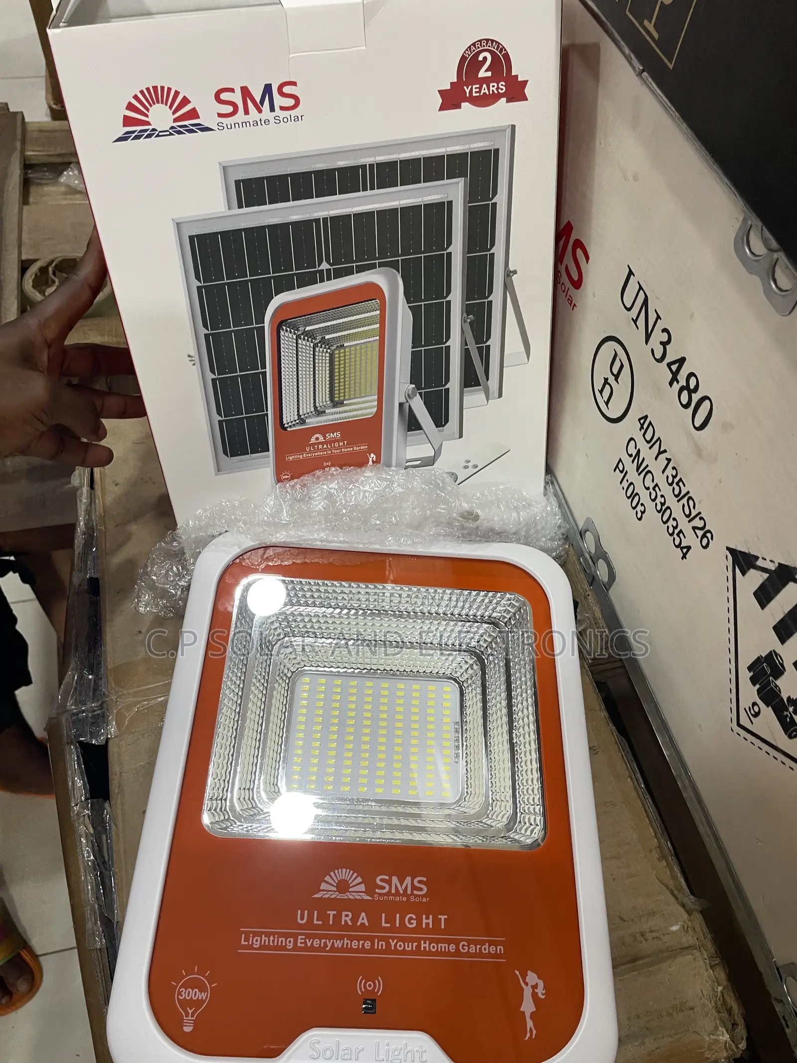 SMS Solar Flood Light 300w Double Panel
