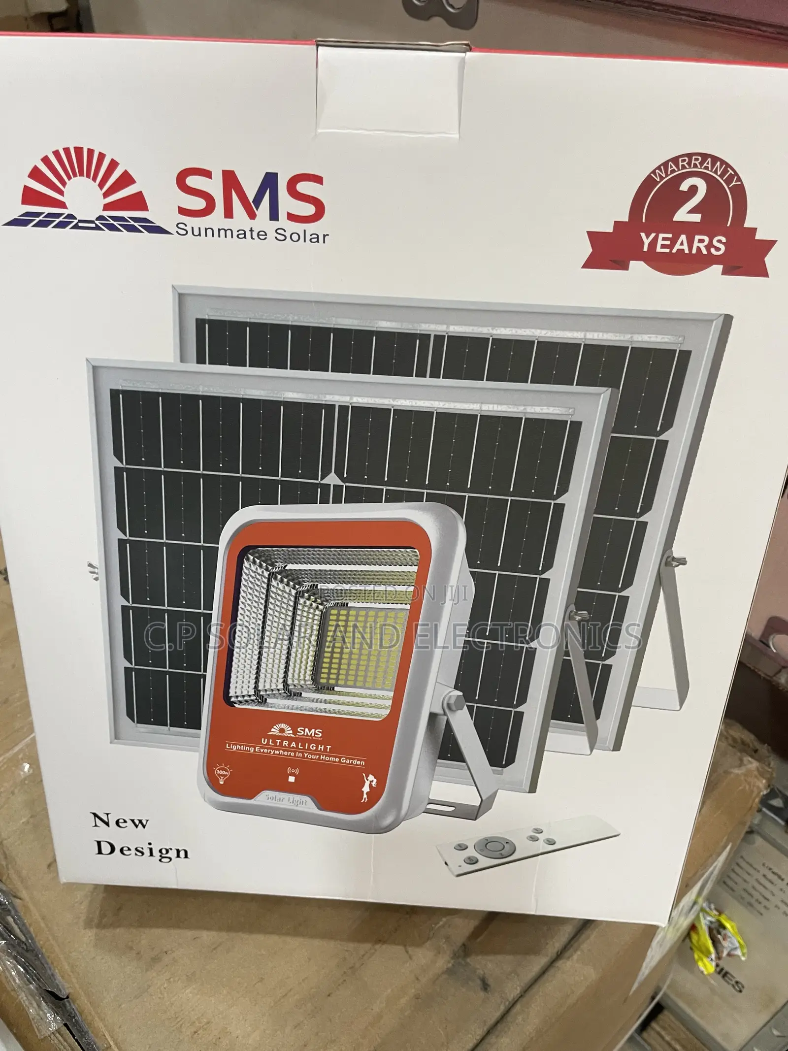 SMS Solar Flood Light 300w Double Panel