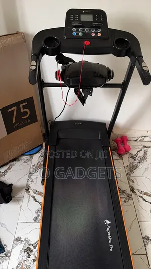 1.5hp Treadmill With Massager and 2kg Dumbbells.