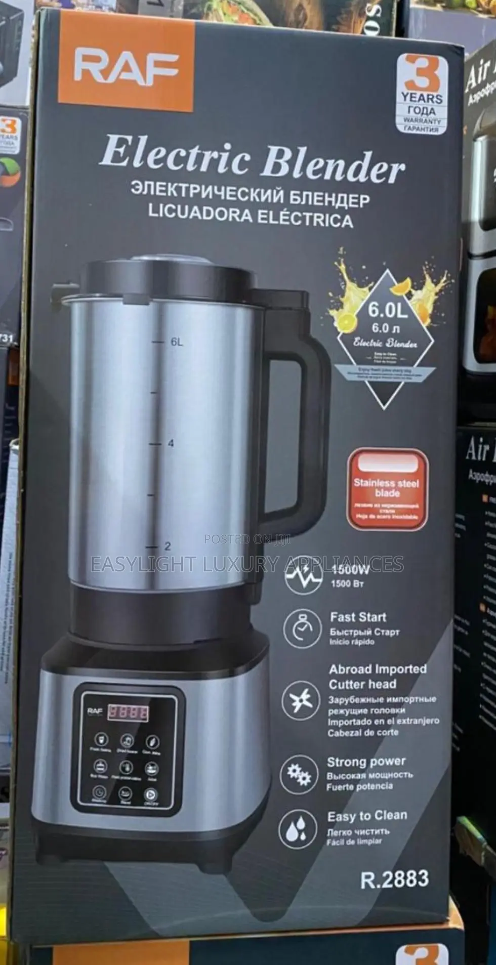 Raf 6l Commercial Blender R.2883