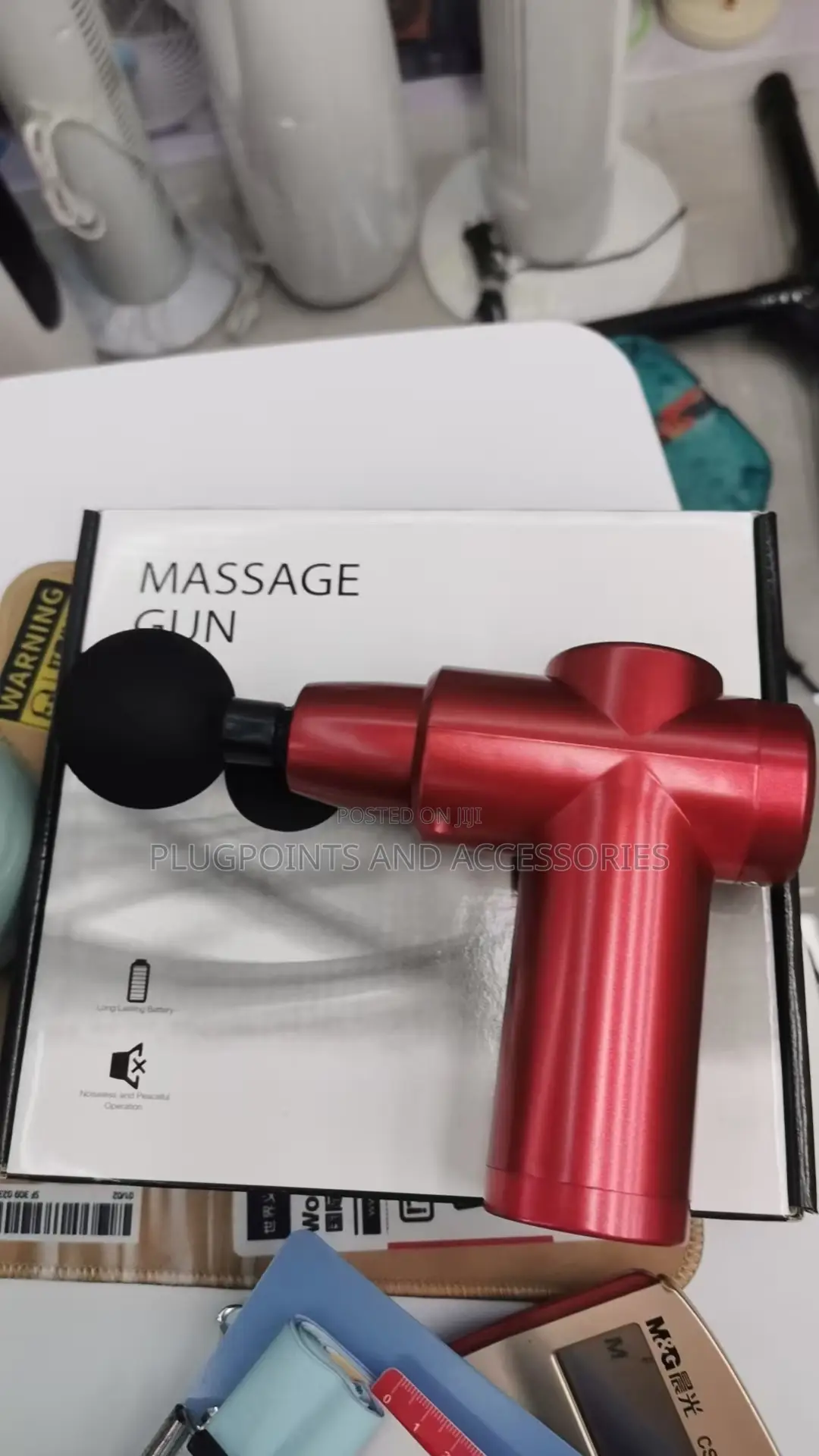 Massage Gun With Inbuilt Battery-Rechargeable