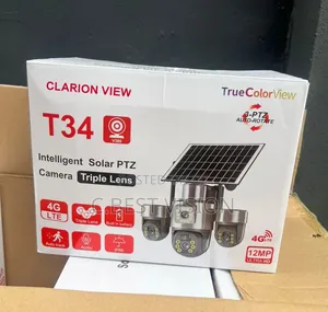 Clarion View T34 V380 Intelligent Solar PTZ Camera