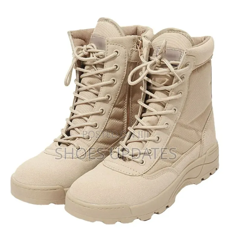 Men's Desert Boots. Khaki