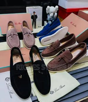 Loro Piana Summer Walk Suede Loafers