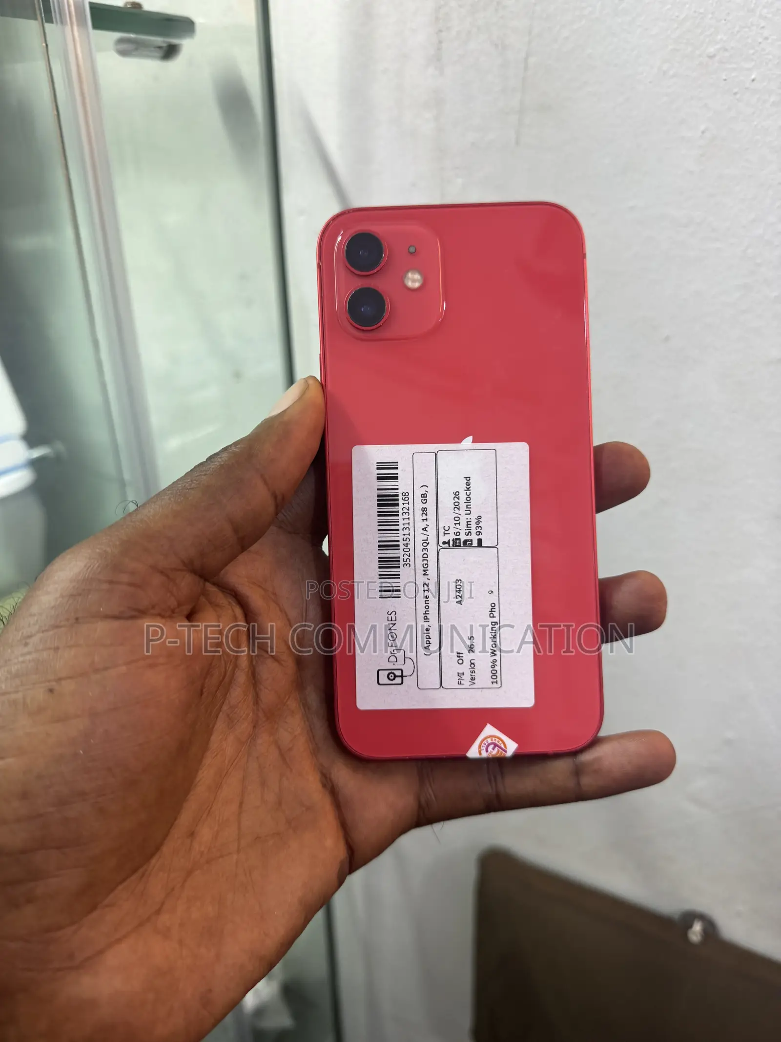 Apple iPhone 12 128 GB Red