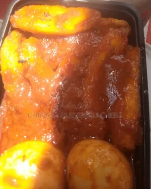 Freshly Cooked Meals(The Meal Here Is Beef Tomato Stew and White Rice.