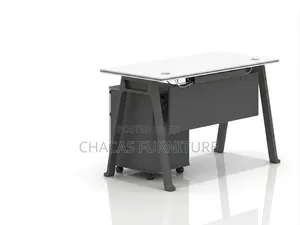 Premium Minimalist Office Desk With Modesty Panel