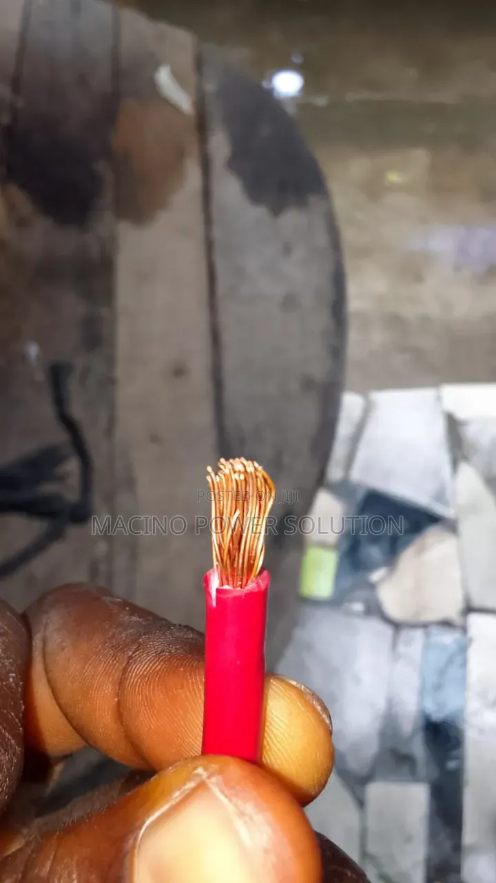 10mm Single Core Flexible Cable Pure Copper - Per Meter