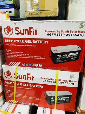 Sunfit 65ah Solar Dry Cell Gel Battery