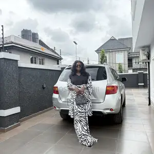 Black and White Kaftan