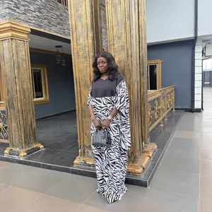 Black and White Kaftan