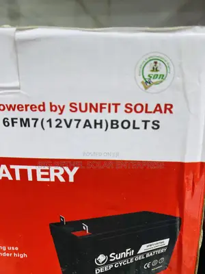 Sunfit 7ah 12v Solar Dry Cell Deep Cycle Battery