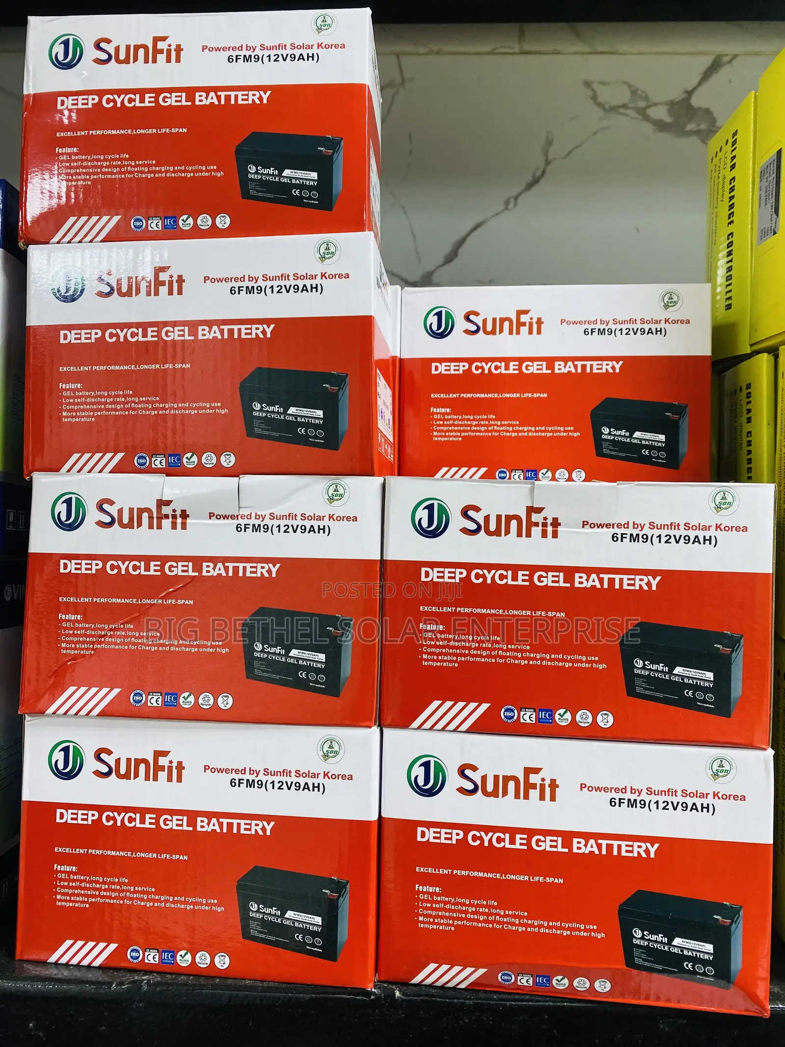 Sunfit 9ah 12v Solar Dry Cell Deep Cycle Battery