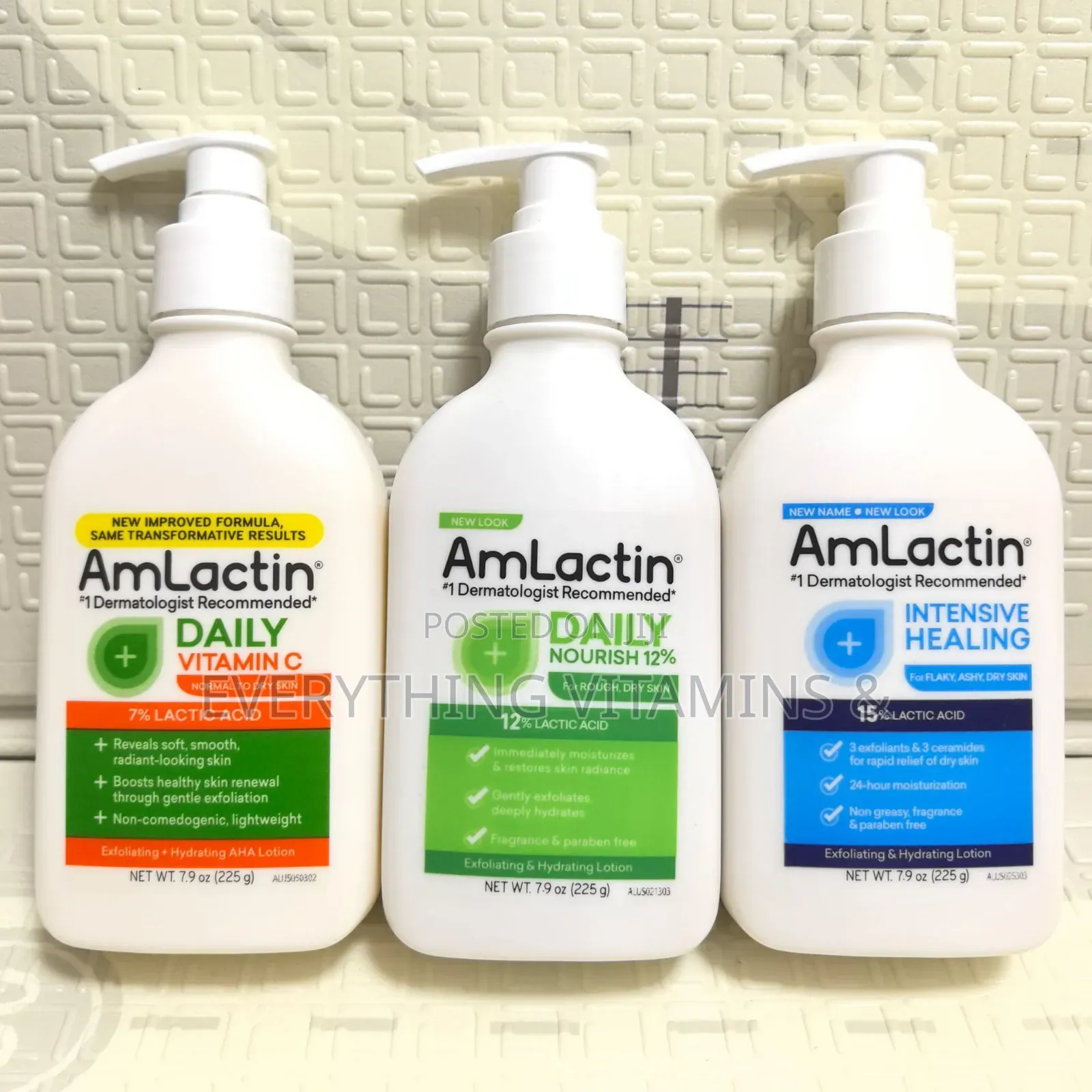 AmLactin Range of Body Lotion 225g