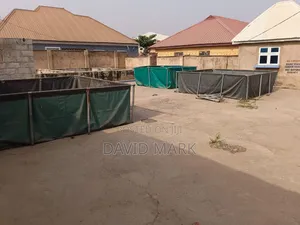 Constructed Fish Pond With Small Office Rooms For Sale At Gwagwalada