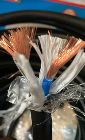 10mm X 2 Core Solar Cable 100% Pure Copper Dc Pv Wire Per Meter