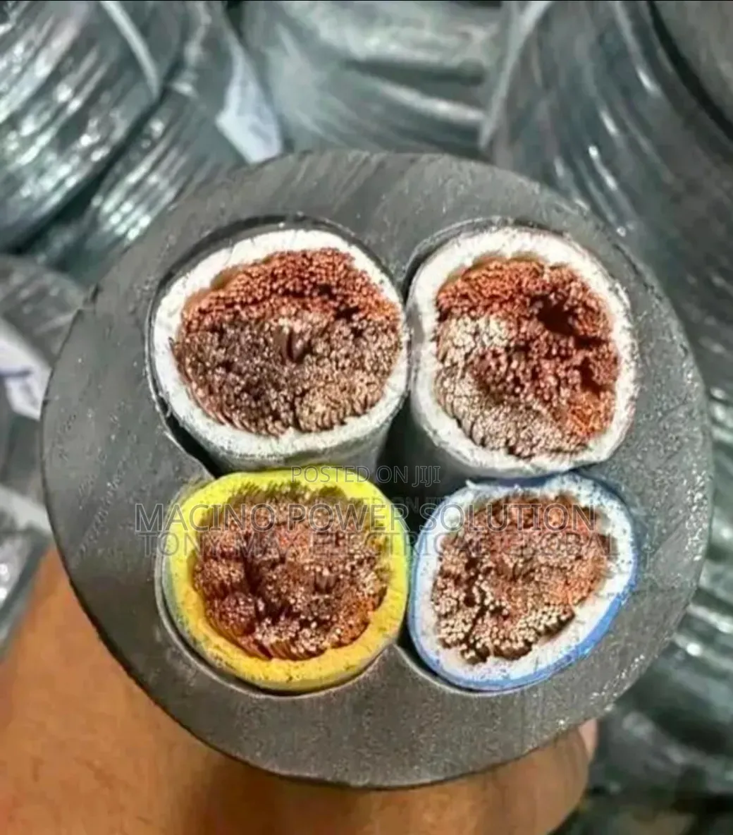 95mm X 4 Core Flexible Cable 100% Pure Copper Per Meter