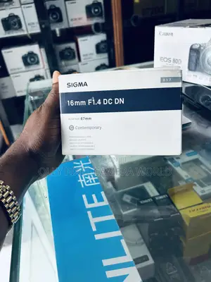 Sigma 16mm F1.4 for Canon M Mount , M50