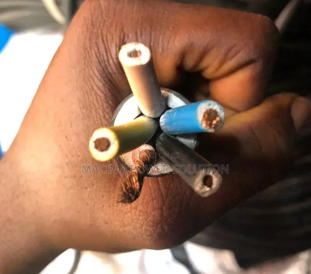 6mm X 5 Core Multi Core Flexible Wire Ryb + N + E